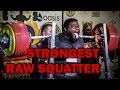 Ray Williams 412,5 kg (909 lbs) squat raw WORLD RECORD