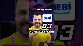 Mebi̇ 03 Ücretsi̇z Konu Özet Ki̇taplar