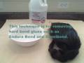 How to Clean or Remove Endura Bond or Sensibond Hard Bond Glue off your Full Lace Wig