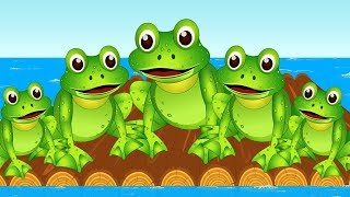 Five Little Speckled Frogs Nursery Rhymes Videos By Kids Baby Club