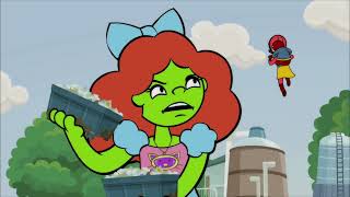 Earth Day Girla Hero, A Thief, A Store, And Its Owner
