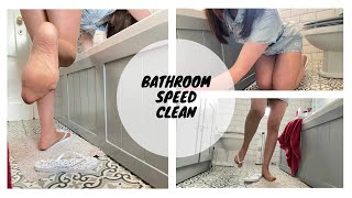 Clean With Me | Bathroom Speed Clean | How To Guide