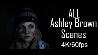 Until Dawn All Ashley Brown Scenes 4K 60Fps