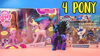 Mlp - Toy Review 3 Pony Açılımı My Little Pony Princess Luna,Royal Castle Friends, Shining Armor