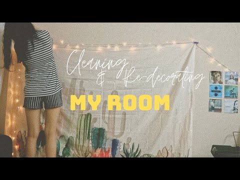 CLEANING + REDECORATING MY ROOM 2018 // Dọn dẹp và trang trí lại phòng cùng mình
