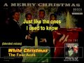 White Christmas by The Four Aces - lyrics version
