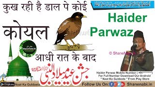 कुख रही है डाल पे कोई कोयल आधी रात के बाद | Dal Pe Koi Koyal Aadhi Raat Ke Bad | Haider Parwaz Naat