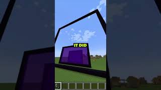 I Built The Worlds Biggest Nether Portal In Minecraft