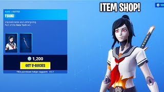 Fortnite ITEM SHOP (NEW TSUKI SKIN) Fortnite Battle Royale
