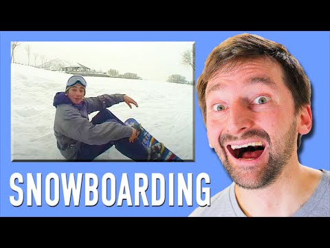 AARON KYRO REACTS TO HIS 20 YEAR OLD SNOWBOARDING!
