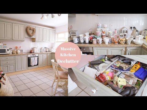 Small Kitchen Declutter and Organization - YouTube