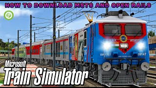 How To Download And Play Msts Open Rails Indian Train Simulator 2025 Tutorial 100% Works