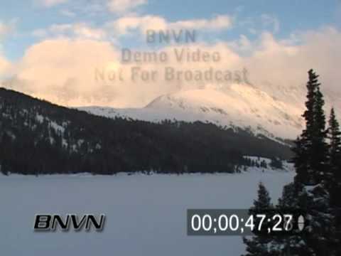 2/8/2004 Time-lapse Winter Mountain Video