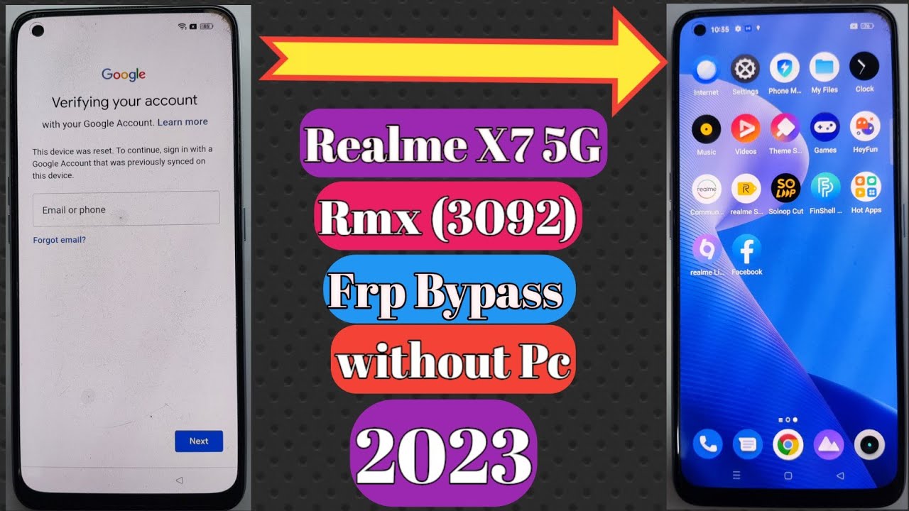 Realme X7 5G Rmx (3092) Frp Bypass Without Pc…2023 Realme X7 5G Rmx (3092) Frp Bypass Without Pc…2023