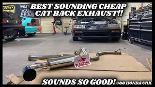 Best Cheap Crx Cat Back Exhaust That Sounds Good Flasharkracing7540