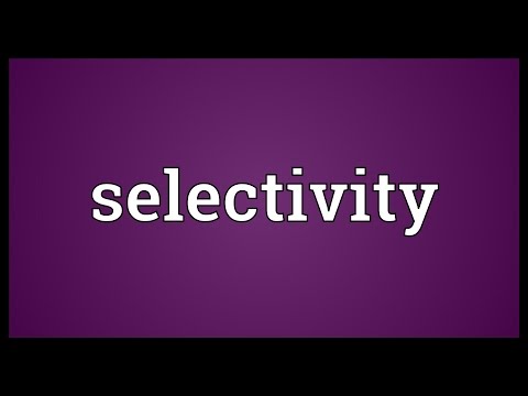 Header of selectivity