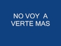 LIBIDO NO VOY A VERTE MAS   YouTube