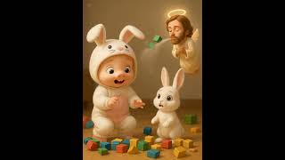 Building Blocks Gone Wrong Baby Bunny Meets A Windy Angel