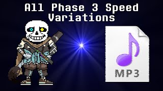 Inksans Battle - All Phase 3 Song Speed Variations