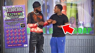 Fake Winning Lottery Ticket Prank In The Hood