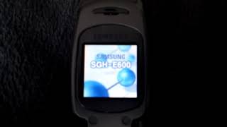 Samsung E600 Power On & Power Off