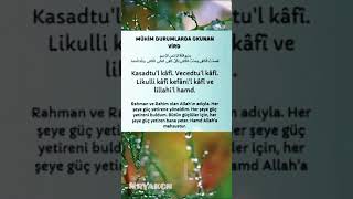 Mühi̇m Durumlarda Okunan Vi̇rd.