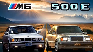 Mercedes-Benz W124 500E Ve Bmw M5 E34 Drag Yarışı