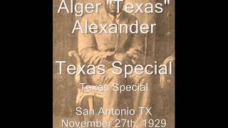 Watch Texas Alexander Texas Special video