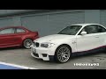 4 x BMW 1M Series Coupè - In action on the track - Start, Accelerations, Revs, Engine Sound