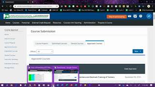 Approved Course Search in PowerSchool