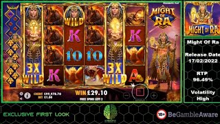 Might Of Ra Slot Big Win Bonus Preview By Pragmatic Play