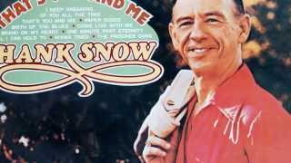 Watch Hank Snow All I Can Hold To video