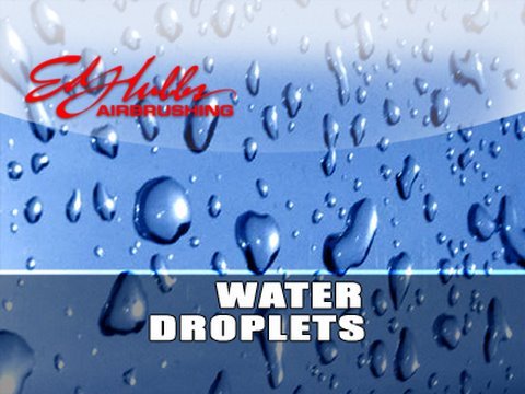Airbrushing Water Droplets