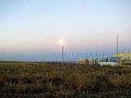 Gas plant flare, near Roggen, Colorado