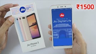 Jio Phone 3 Launch Date Confirm and Booking।। Price ₹1500 ।। Camera 📸25MP ।। Ram 4GB ।। Rom 64GB