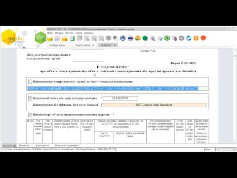 Скачать бланк 20 опп Скачать бланк 20 опп