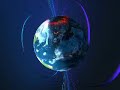 Solar Wind Impacting Magnetosphere Creating Aurora
