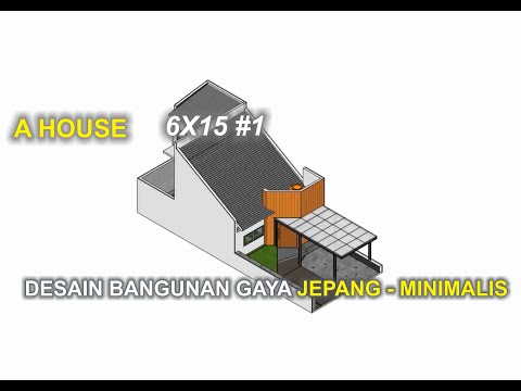 Desain rumah minimalis, modern, tropis 6x15 A House #1 desain interior rumah minimalis