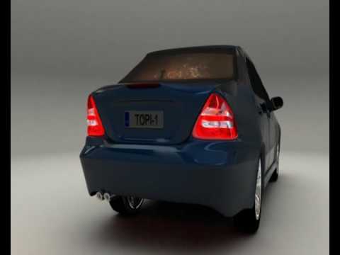 Ford Kata Mercedes Benz C models made with 3d Studio Max