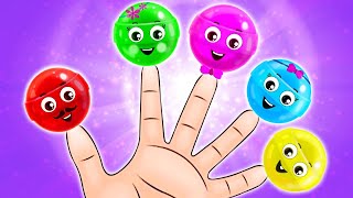 Finger Family Song With Colorful Lollipops And More Kids Songs By On Cocomelon