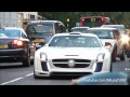 Video Arab Supercar Invasion London 2011- Agera R, Veyron SuperSports, SLS Gullstream, LP670-4 SV