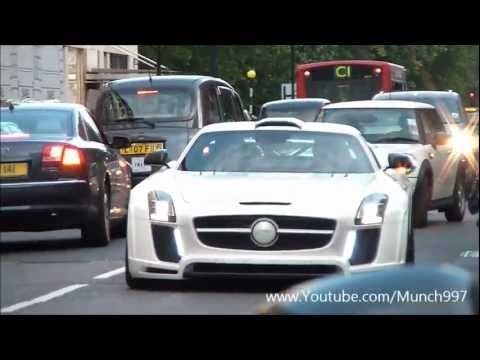 Arab Supercar Invasion London 2011- Agera R, Veyron SuperSports, SLS Gullstream, LP670-4 SV