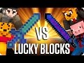 ¡DELTA SWORD VS MAGIC SWORD! LUCKY BLOCKS | Minecraft Con Sara, Luh Y Exo