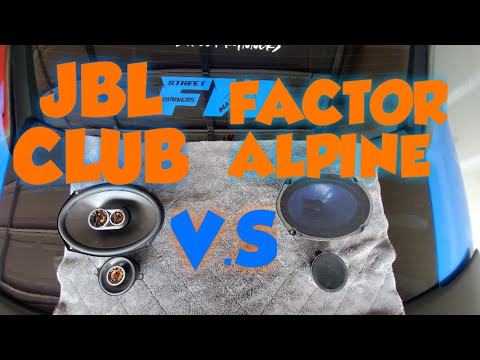 JBL CLUB 9630 VS DODGE CHARGER ALPINE FACTOR SPEAKER REVIEW