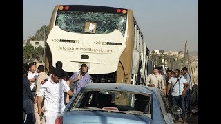 Bomb Hits Tourist Bus Near Egypt’s Giza Pyramids, Injuring 17