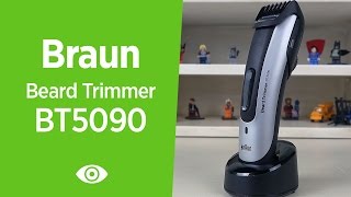 Braun Beard Trimmer BT5090 Saç sakal şekillendirici inceleme su
