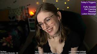 Live Asmr Lotion Mage, Pleather, Ear Cleaning, Fluffy Sounds, & More