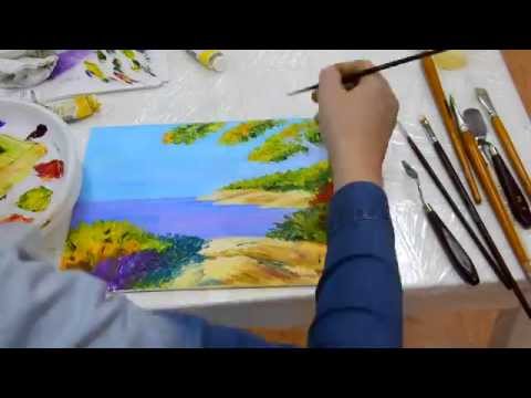 Поэтапно рисуем пейзаж видео уроки Поэтапно рисуем пейзаж видео уроки