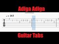 Adiga Adiga guitar tabs,notes | Gopi Sundar | Ninnu Kori |