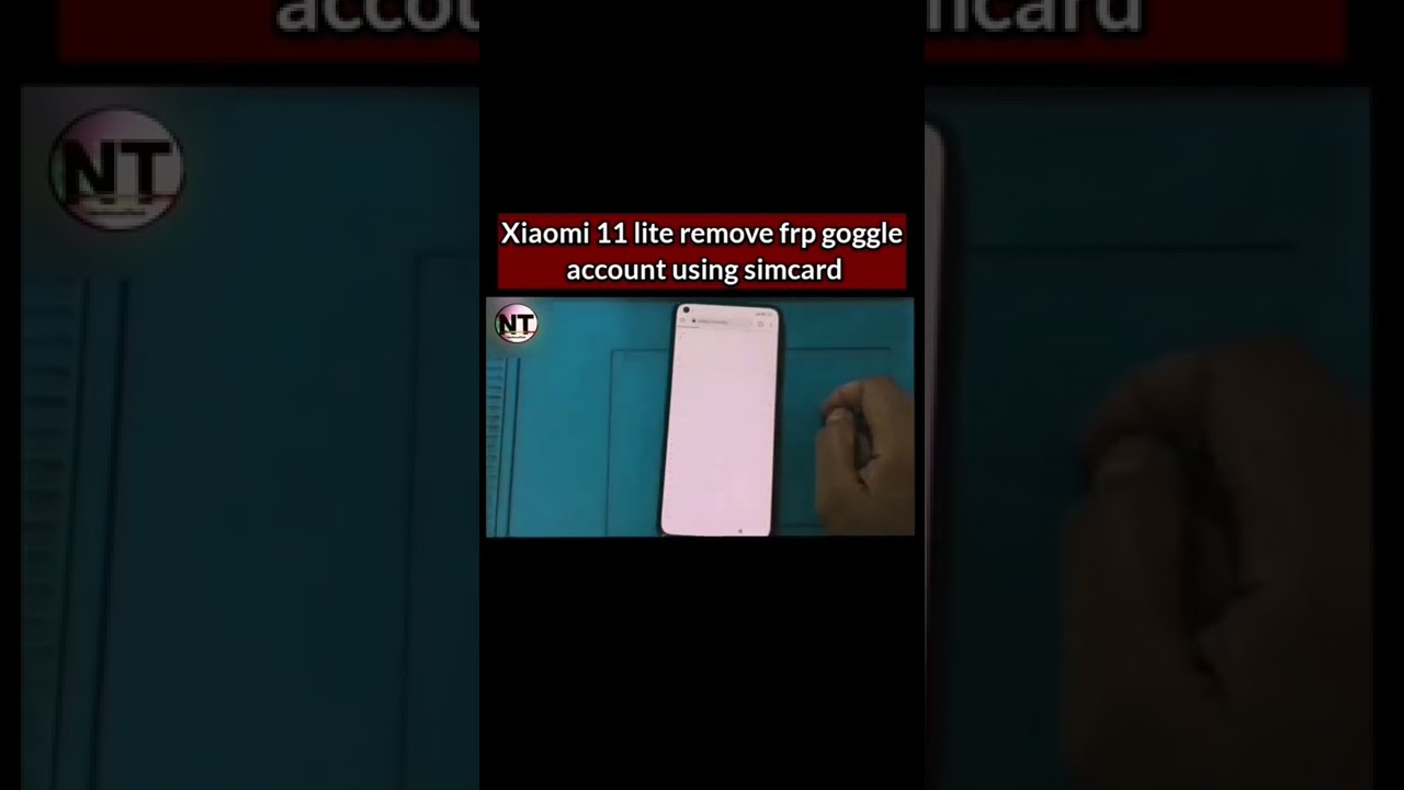 Xiaomi 11 lite remove frp google account using Sim card Xiaomi 11 lite remove frp google account using Sim card